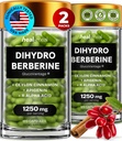 Suplement dihydroberberynowy - Dehydro Berberine Organic - Super Berberine Supplement z Ceylon Cynamon & R Alfa Kwas Lipowy & Apigenin - Hydroberberyna 240 kapsli (2 opakowania)