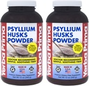 Yerba Prima Pyllium Husk Powder 12 oz (Opakowanie 2) - Natural Fiber Supplement