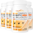 Probiotyki dla kobiet i mężczyzn, 300 Miliard CFU 11 Szczepy + Organic Herbal & Enzymy trawienne, Probiotyczne dla zdrowia trawiennego, Gaz & Bloating, Immune, Gut Zdrowie dla kobiet i mężczyzn, Półka Stable, 240 Czapki