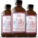 Andi Lynn 's LittleBerry, Syrop Elderberry dla dzieci z witaminą C & Cynk, Fast- działająca immunologiczna suplement ziołowy, 4 oz (3- Pack)