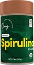 OMG! Superfoods Organic Spirulina Proszek - 100% Czysty, USDA Certified Organic - Dobre źródło żelaza, Witamina A i Witamina B12. - 8 Ounces (1 Pakiet)...