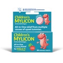 MYLICON Relief dla dzieci, 24 Cherry Flavored Chewable Tablets