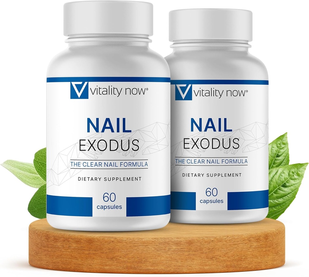 Exodus paznokci - Vitality Healthy Nails - Formuła Premium dla Healthier Feet - 60 kapsułek - Opakowanie 2