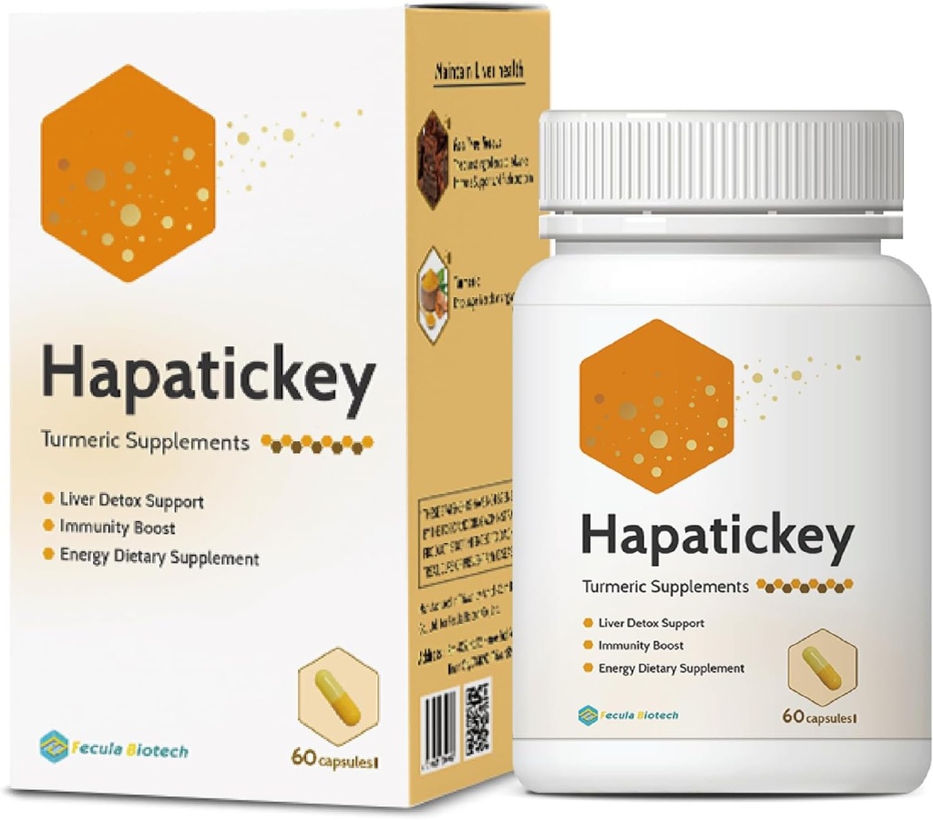 Kurkumina Turmerowa & Suplement Postbiotyczny, 60 Kapsułki - Wsparcie dla wątroby, Gut Health & Detox - Przeciwutleniacz, Formuła oczyszczania