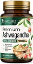 Ashwagandha Suplementy - 2100mg Ashwagandha Kapsułka dla Kobiet i Mężczyzn, Natural Antioksydant Support, Ashwa Root Extract, Extra Siła Calm Support z Black Pepper, Vegan & Gluten Free - 120 Kapsułki
