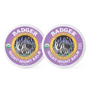 Badger - Night Night Balm, Chamomile & Lavender, Natural Sleep Balm for Kids, Scented Relaxing Balm for Children, Kids Organic Sleep Balm, 2 oz (2 Pack)