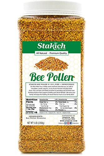 Stakich Bee Pollen (5 funtów (opakowanie po 1))