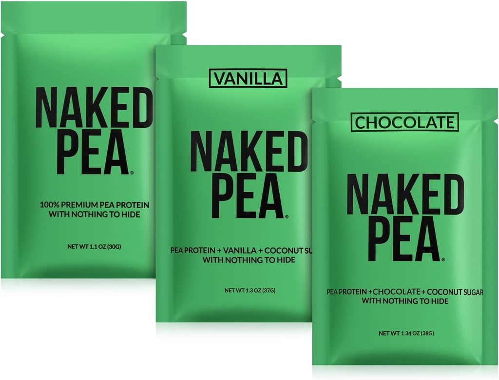 Naga Vegan Pack Pea, Chocolate Pea i Vanilla Pea