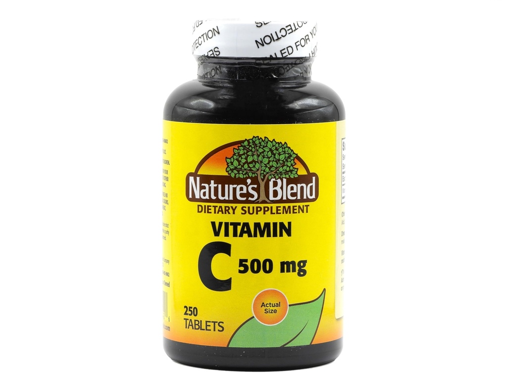 Mieszanina naturalna Witamina C 500 mg 250 Tabletki według Mieszacza natury