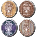 Viking Revolution 4 Beard Balm Variety Pack (1oz Each) - Sandalwood, Pine & Cedar, Bay Rum, Clary Sage - Style, Mocne i miękkie Brody i wąsy - Wosk dla mężczyzn