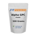 Proszek Alpha- GPC 500 Grams, Nie-GMO Suplement Alpha GPC Proszek cholinowy, Wegan, Testowane strony trzecie, Wstępny trening, Pamięć i Focus, z Scoop