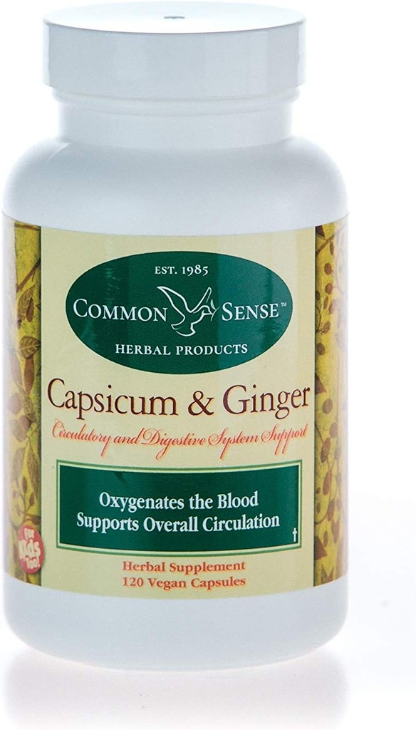 Capsicum / Ginger (120): Circulative and Digestive System Support