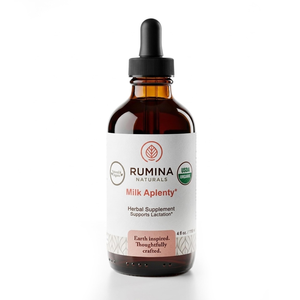 Suplement mleczny mleczny: Zwiększ ilość mleka naturalnie! Certified Organic Breating Supplement to Increase Breast Milk Supply. Kozieradka bezkozieradka Suplementy mleka piersi, Wegan (4 Oz)