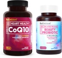 BioEmblem Probiotyki Piękności dla kobiet i CoQ10 z BioPerine 90