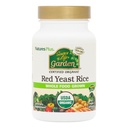 Nature Plus Source of Life Garden Certified Organic Red Yeast Rice - 600 mg, 60 Kapsułek wegetariańskich - Nutritional Support for Total Well- Being - Wegetarianin, Gluten- Free - 60 Servings