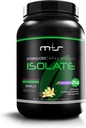 M + S 100% Karma trawiasta - hydrolizowany izolat białka serwatki Powder - Gluten Free, Szybkie Absorbowanie, Easy Diesting, Stewia Sweetened (Vanilla, 2.05 Lb)