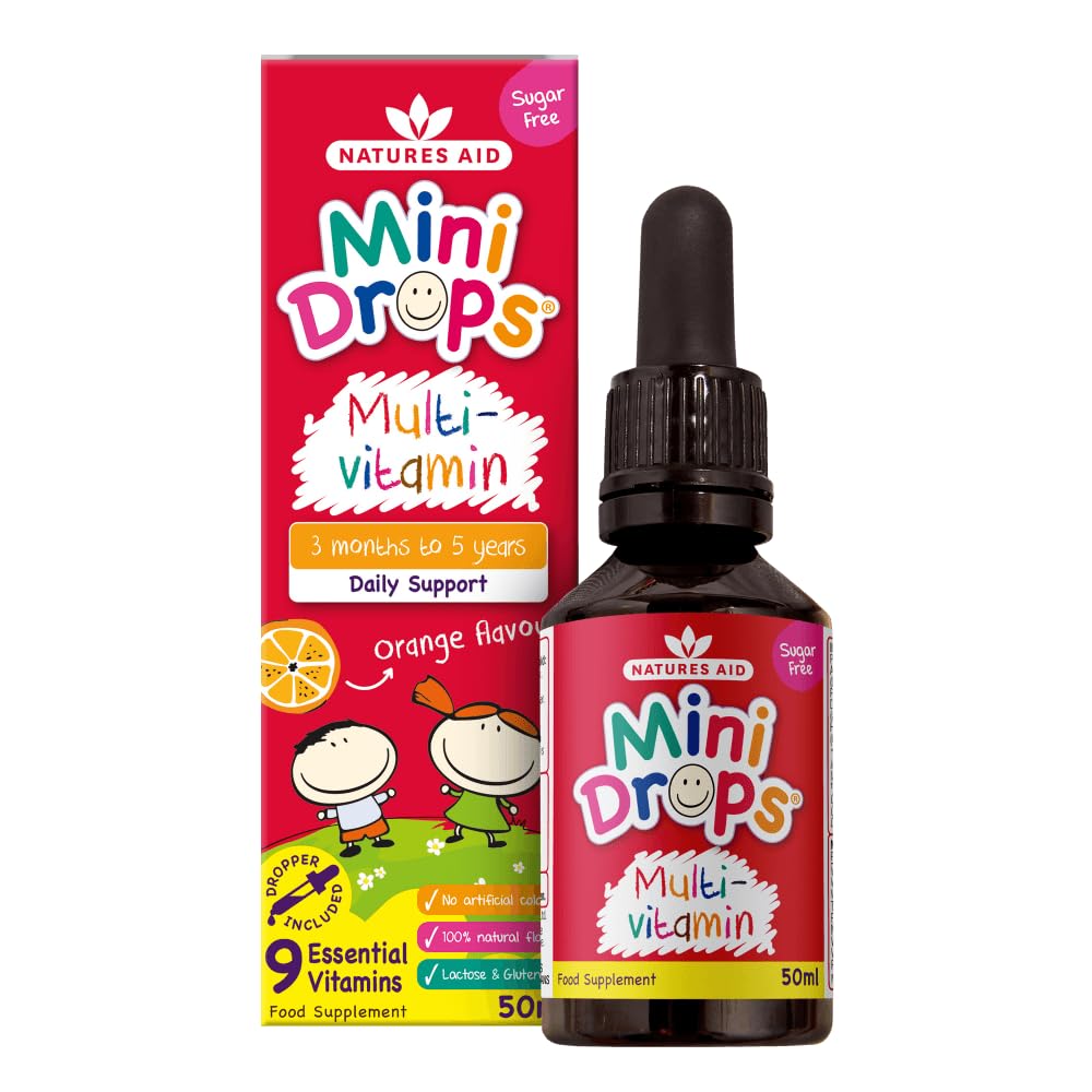 POMOC NATURALNA Dropy wielowitaminowe dla dzieci, 50 ML