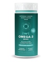 Iwi Omega-3 Mini Softgels (30 Servings), Easy to Swallow, Plant- Based Algae Omega 3 z EPA + DHA, Body Supplement Dietetyczny, Kryll & Fish Oil Alternative, No Fishy Aftertaste