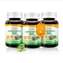 Lovita Green Coffee Bean Extract, 50% Kwas chlorogenowy do metabolizmu, Energy & Weight Management, 800 mg dziennie, Wegan, Non-GMO, Gluten- Free, Natural Antioksydant Supplement, 180 Kapsułki