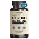 VINATURA Dihydroberberine Suplement z Ceylon Cynamon, 500mg - (Opatentowany GlucoVantage Super Berberine), Może Berberine 5X Więcej absorbowalny - 30 Kapsułki