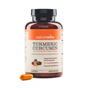 Kurkumina Turmerowa NatureWise 500 mg z Black Pepper Softgels - Dodatkowa siła, Zwiększona absorpcja - 95% Kurkuminoidy i BioPerine dla immunologicznego wsparcia - Bezglutenowy, Non-GMO - 90 Hrabia [3-Miesiąc dostaw]