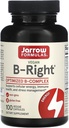 Figury Jarrow B- - Skomplikowana receptura witaminy B- Energy & Metabolic Support - Promotes Brain, Heart & Cardioviral Health - 100 Servings (Opakowanie 1)