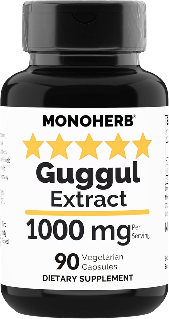 MONOHERB Guggul Extract 1000 mg - 90 Kapsułki wegetariańskie