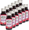 TEAONIC My Immunitet Mojo: Revive, Sok ziołowy, Ziołowy Suplement z Elderberry, Hibiscus i Ginger, USDA- Certified Organic, Wegan, Gluten- Free, 12 Opakowania, 2 Fl. Oz Każdy