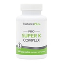 NaturesPlus PRO Super K Complex - 60 Kapsułek - Promotuje zdrowy metabolizm wapnia - Zawiera witaminy K1 & K2 - Non-GMO, Vegan & Gluten Free - 60 Sług