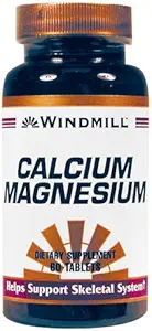 Windmill Wapnia Magnezu Tablets - 60 Ea
