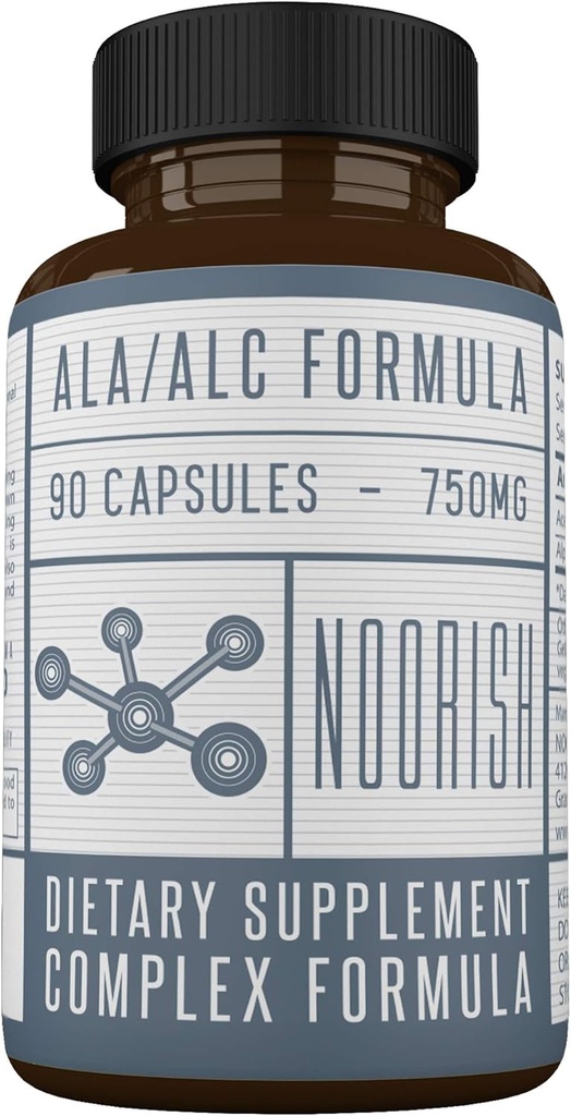 Acetyl L- Karnityna z kwasem alpha lipoicznym - ALA ALC ALCAR - Alpha Kwas lipoinowy z acetylem L- Karnityna - 525 mg ALCAR - 225 mg ALA - 90 kapsułki