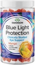 Swanson Mango Lutein i Zeaksantyna Blue Light Protection Gummies - 60 Gummies - Vegan Vision Supplement for Retanal and Macular Health