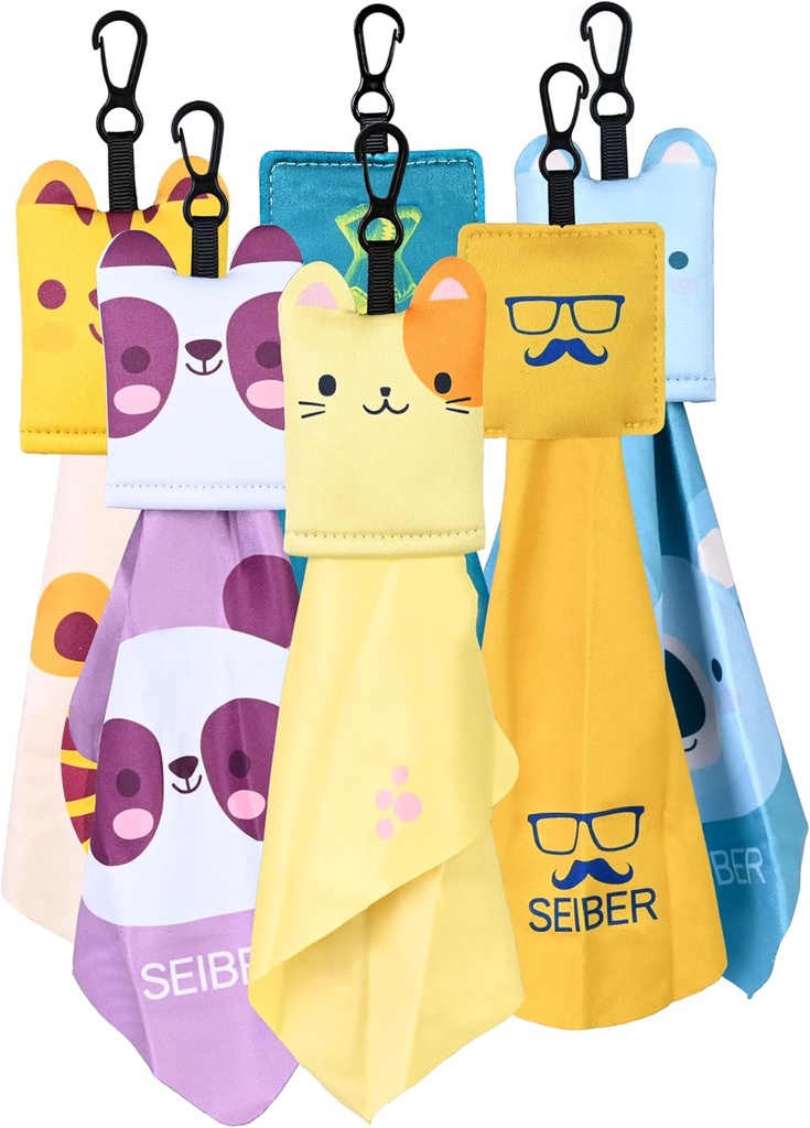SEIBER Okulary czyszczące Okulary przeciwsłoneczne Okulary obiektywu Aparat fotograficzny Cell Screens (6 opakowań)