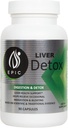 Maximum Support with Epic Black Label Liver Detox Dietetic Supplement - 90 Kapsułek zapakowanych z naturalnych składników, takich jak ekstrakt z karczocha, Ostrze mleka, Turmeric, Żelazko i Wapnia