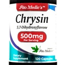 FITO MEDIC 'S - Chrysin - 500 mg - z - Kwiat Pasji - 120 Kapsułek, Ultra wysoki Wchłanianie s.