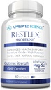Zatwierdzone Science Restlex - 420 mg Magnezu Glicynian Mieszanka, L- teanina 200 mg - 60 kapsułek