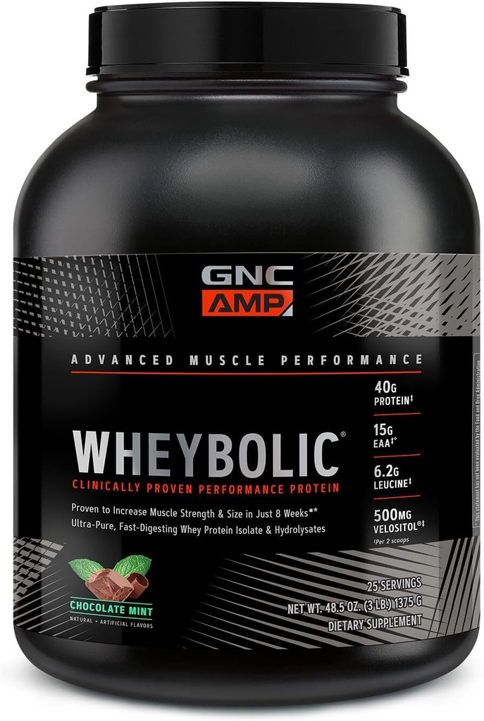 GNC AMP Wheybolic - mięta czekoladowa (25 Sług)