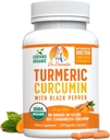Organiczna kurkumina kurkumina z ekstraktem Black Pepper 2000mg - Wysoka Absorpcja Ultra Potent Supplement - 95% Kurkuminoidy - Wegan, Nie GMO do wspólnego wsparcia - 120 Kapsułki