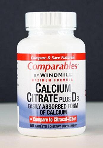 Windmill Wapnia Citrate Plus witaminy D tabletki - 60 Ea