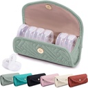 BAGSFY Cotygodniowy Pill Organizator 2 razy dziennie w Cute Fabric Pill Case, Medicine Bag, AM PM Pill Box 7 Day, Przenośne Medication Travel Case for Pills, Witaminy, Oleje rybne, Suplementy.