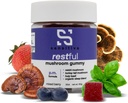 Sensitiva Restful Gummies P. M. Formula - Reishi & Turkey Tail Mushroom Supplement Gummies, Mushroom Gummies for Sleep, Relaxation & Stress Relief (Mieszane Berry P.M. Formuła)