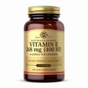 Solgar Witamina E 268 mg (400 j. m.) - 100 Softgels - Naturally-Sourced Witamina E jako d- Alpha Tocoferol - Gluten Free, Dairy Free - 100 Servings