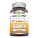 Niesamowite witaminy D3 (Cholecalciferol) Suplement 124; 5000 j.m. na serwowanie 124; 360 Softgels 124; Non-GMO Xi124; Gluten- Free Xion 124; Made in USA