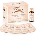 TAUT Marine Collagen Drink & Face Mask - 13,000mg Zhydrolizowane Białko Kolagenowe z kwasem hialuronowym dla młodzieży, Promieniowa Skóra - Zawiera 15 butelek i 5 Masek (30- Day Supply)