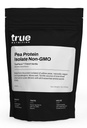 True Nutrition Pea Protein Powder Isolate - 25g Non-GMO Vegan Protein Powder per Serving - Niskie węglowodany, Niski Tłuszcz, Wysoka Leucyna - Gluten Free, Dairy Free, Soy Free - French Vanilla - 1LB