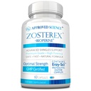 Zatwierdzona nauka Zosterex - Extra- Siła L- Lysine 1000mg, Witamina B Complex, Cynk - Immune Support & Cold Sore Treatment - 60 Kapsułki wegańskie - 1 Butelka