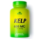 ALFA VITAMINS Kelp Suplement, 600mg naturalnych wodorostów morskich Kelp (Ascophyllum Nodosum), bogaty w jod i Fucoidan, Wspiera czynności tarczycy i metaboliczne, Codzienne witaminy dla Wellness, Nie GMO, 90 Tabletki
