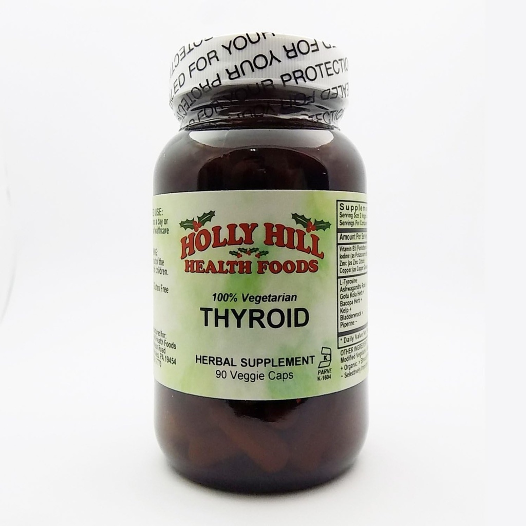 Holly Hill Health Foods, Tyroid, 90 Kapsułki wegetariańskie