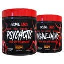 Szalony Labz Hellboy Bundle, Psychotyczny Hellboy przed treningiem i szalony Amino BCAA, Zwiększenie masy mięśniowej, Siła, Focus and Recovery Time, Owoce Punch