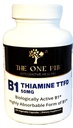 Witamina B1 Tiamina TTFD, Tiamina Tetrahydrofurfurylo Disulfid, 50mg- 250Kapsułki, Wegan, Nie GMO, Brak sztucznych wypełniaczy lub dodatki stearynianowe.